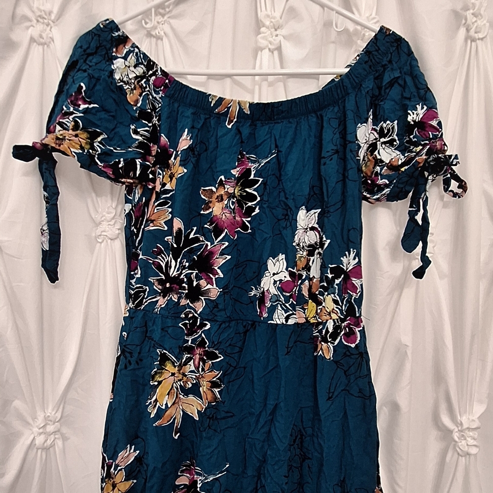 Floral Off-Shoulder Dress
